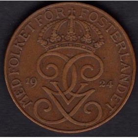 SWEDEN 5 Ore 1924
