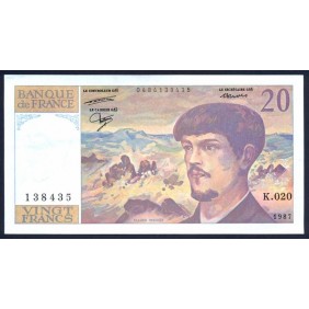 FRANCE 20 Francs 1987