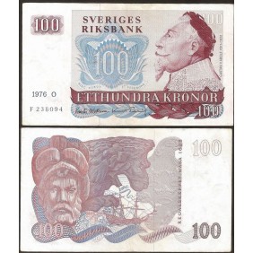 SWEDEN 100 Kronor 1976