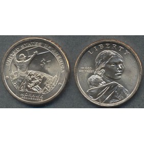 USA 1 Dollar 2015 P Native...