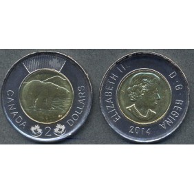 CANADA 2 Dollars 2014 Polar...