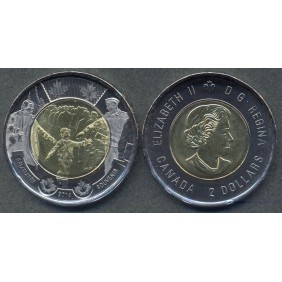 CANADA 2 Dollars 2014 Wait...