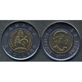CANADA 2 Dollars 2011...