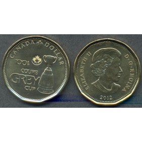 CANADA 1 Dollar 2012 Grey Cup