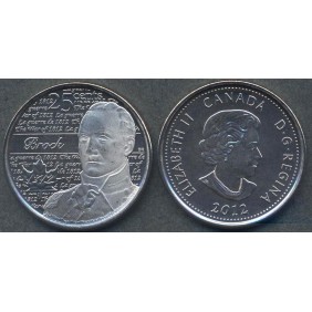 CANADA 25 Cents 2012 War of...