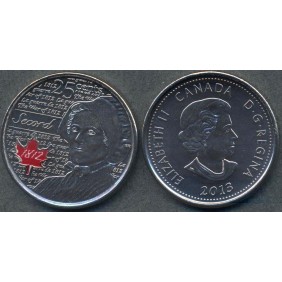 CANADA 25 Cents 2013 War of...