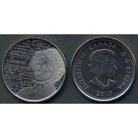 CANADA 25 Cents 2013 War of...