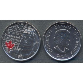 CANADA 25 Cents 2012 War of...