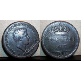 FERDINANDO II 3 TORNESI 1851