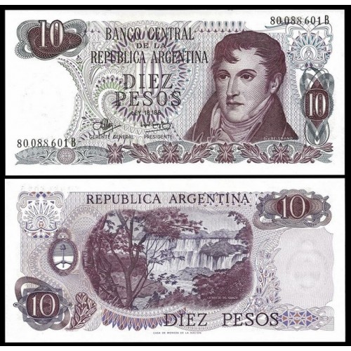 ARGENTINA 10 Pesos 1970