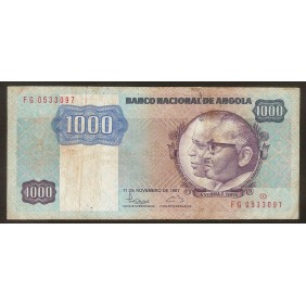 ANGOLA 1000 Kwanzas 1987