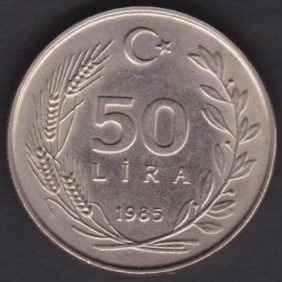 TURKEY 50 Lira 1985