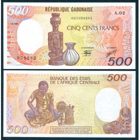 GABON 500 Francs 1985