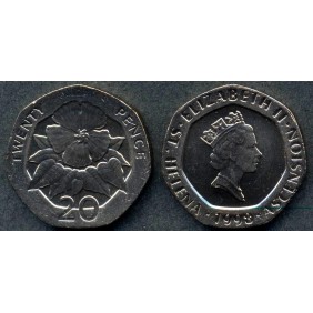 SAINT HELENA 20 Pence 1998