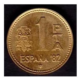 SPAIN 1 Peseta 1980 (82)