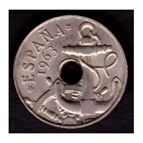 SPAIN 50 Centimos 1963 (65)