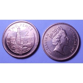 GIBRALTAR 2 Pence 1995 AA