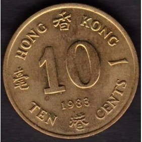 HONG KONG 10 Cents 1983