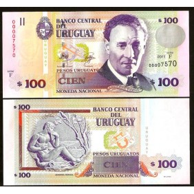 URUGUAY 100 Pesos 2011