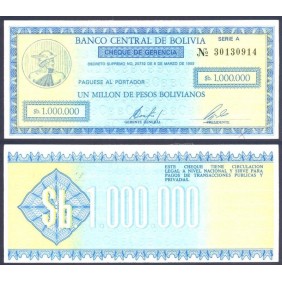 BOLIVIA 1.000.000 Pesos...