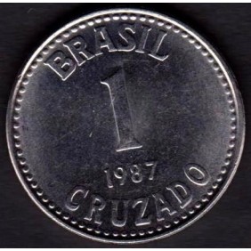 BRAZIL 1 Cruzado 1987