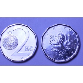 CZECH REPUBLIC 2 Koruny 2002