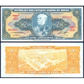 BRAZIL 2 Cruzeiros 1956/58