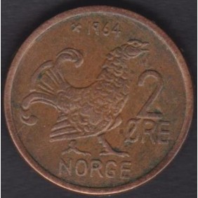 NORWAY 2 Ore 1964