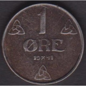 NORWAY 1 Ore 1941 IR