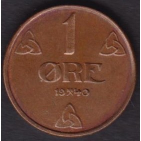NORWAY 1 Ore 1940
