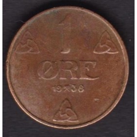 NORWAY 1 Ore 1938