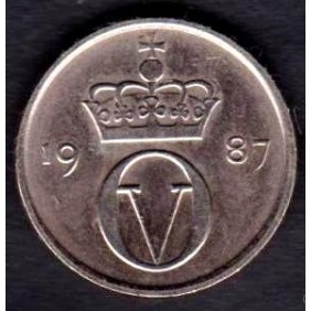 NORWAY 10 Ore 1987