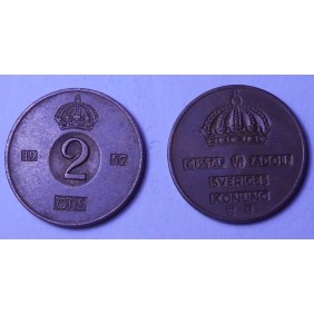 SWEDEN 2 Ore 1957