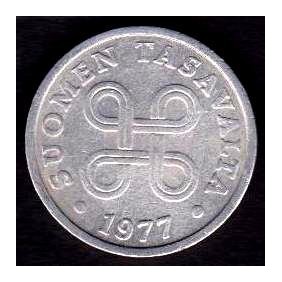 FINLAND 5 Pennia 1977 Aluminum