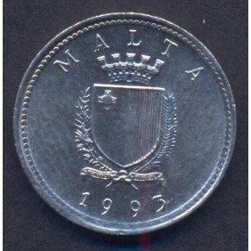 MALTA 2 Cents 1993