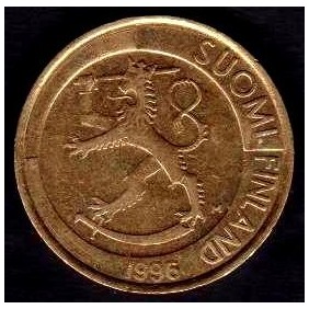 FINLAND 1 Markka 1996