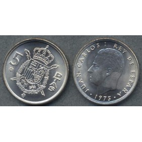 SPAIN 5 Pesetas 1975 (77)