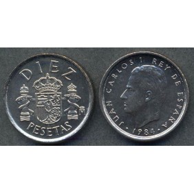 SPAIN 10 Pesetas 1984