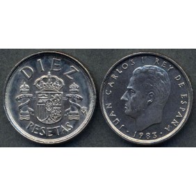 SPAIN 10 Pesetas 1983