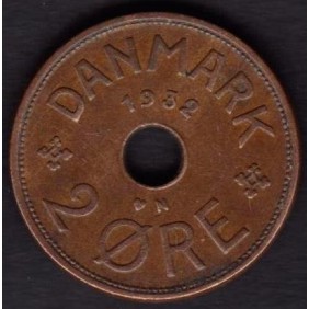 DENMARK 2 Ore 1932