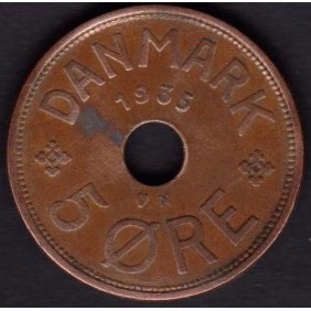 DENMARK 5 Ore 1935
