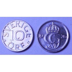 SWEDEN 10 Ore 1976