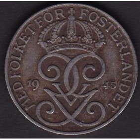 SWEDEN 5 Ore 1945
