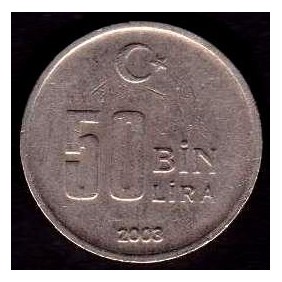 TURKEY 50 Bin Lira 2003