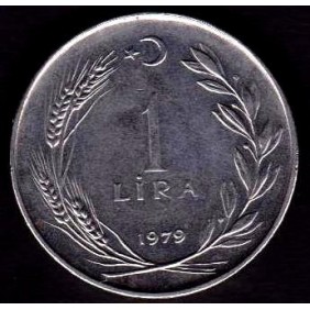 TURKEY 1 Lira 1979