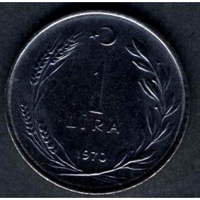 TURKEY 1 Lira 1970