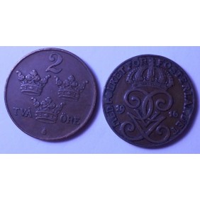 SWEDEN 2 Ore 1916