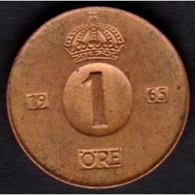 SWEDEN 1 Ore 1965