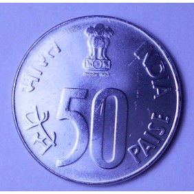 INDIA 50 Paise 2002 N