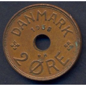 DENMARK 2 Ore 1938